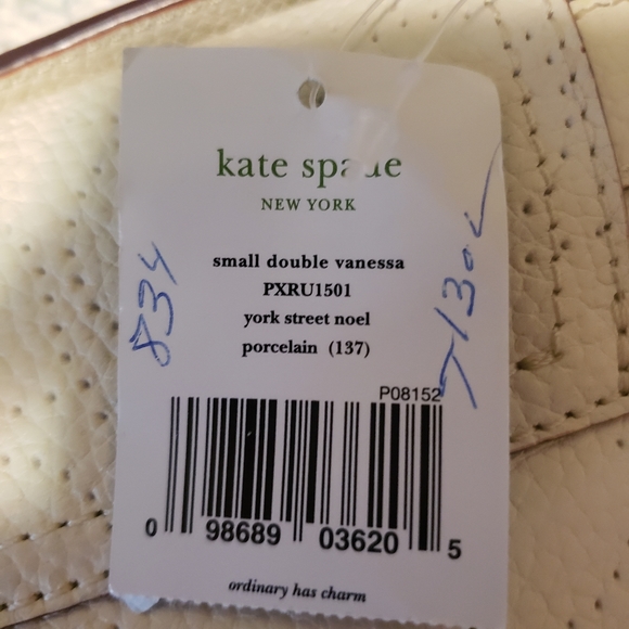 NWT Kate Spade Small Double Vanessa, White - Picture 10 of 13